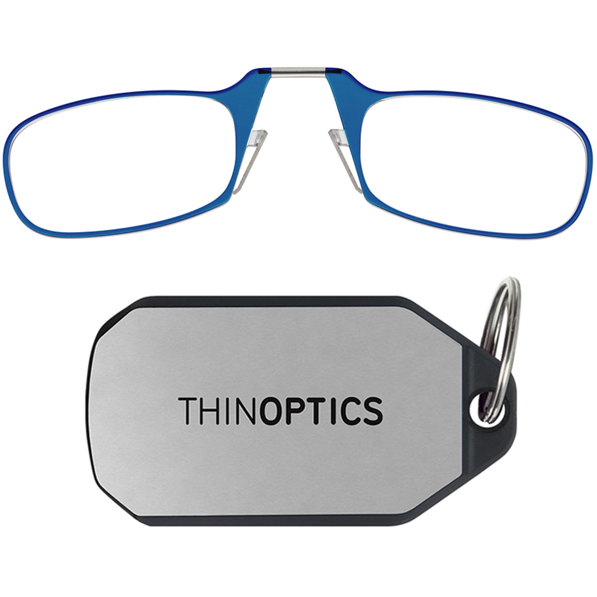 ThinOptics Armless Reading Glasses with Keychain Case 1 00 Blue Silver 0d14b849 00bf 4298 839b 98fefe3f210d.7d283a9bcce8e3a12bc8fd12d1f562a4