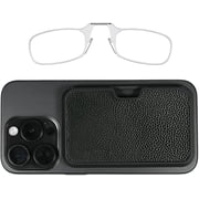 ThinOptics Readers with Pod Case - Armless On-Nose Reading Glasses - Slim Case Attaches to Phone - MagSafe Compatible