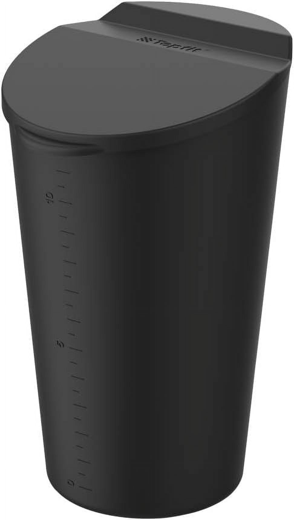 ThinSGO Car Silicone Trash Can with Lid Car Cup Holder Trash Bin Auto