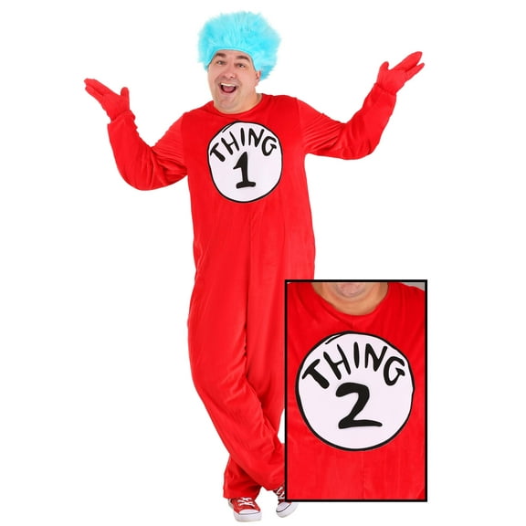 Thing 1&2 Adult Plus Size Costume