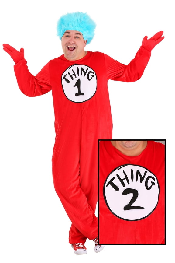 Thing 1&2 Adult Plus Size Costume