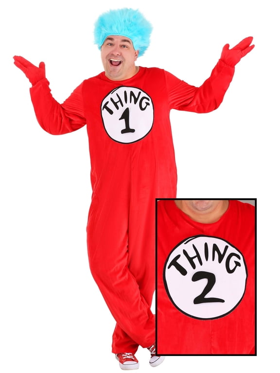 Thing 1&2 Adult Plus Size Costume