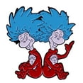 thumbnail image 1 of Thing 1 and Thing 2 Enamel Metal Pin 1.5 Inch Tall, 1 of 1