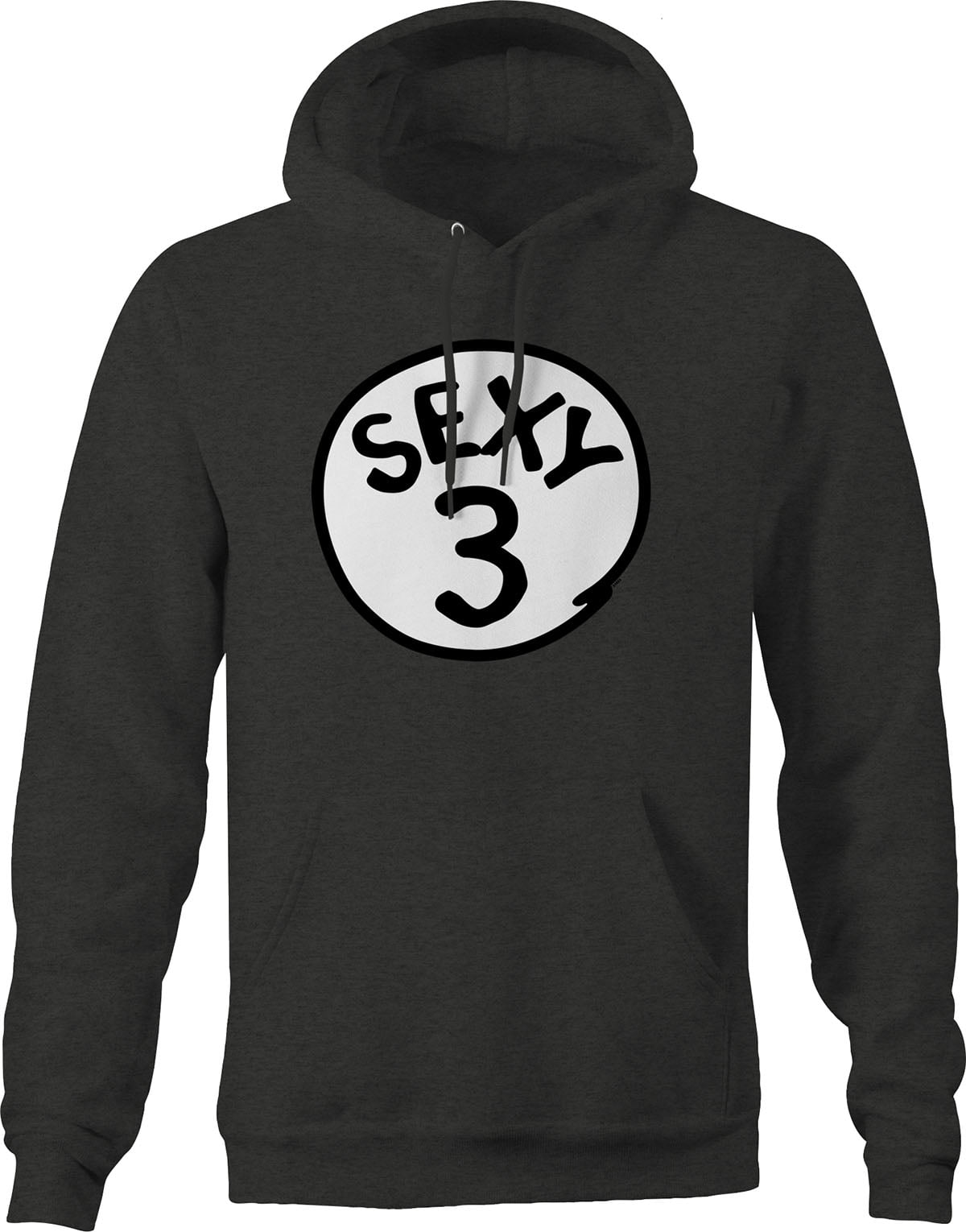 Thing 1 and Thing 2 Sexy 3 Hoodies for Men Large Dark Gray