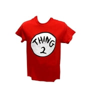BMASTERSON Thing 2 T-Shirt Costume Cat In The Hat Movie Dr Seuss Book Adult Womens Kids