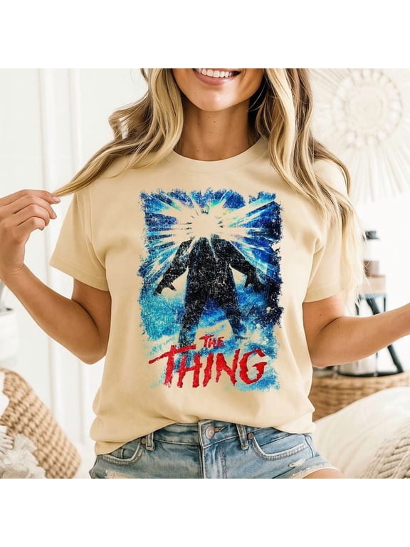 Thing Horror Movie Film, Funny Gamer Meme, Music Gift Tee T Shirt Men's And Women's Graphic Tee 100% Cotton by TBun, Full Sizes S-5XL