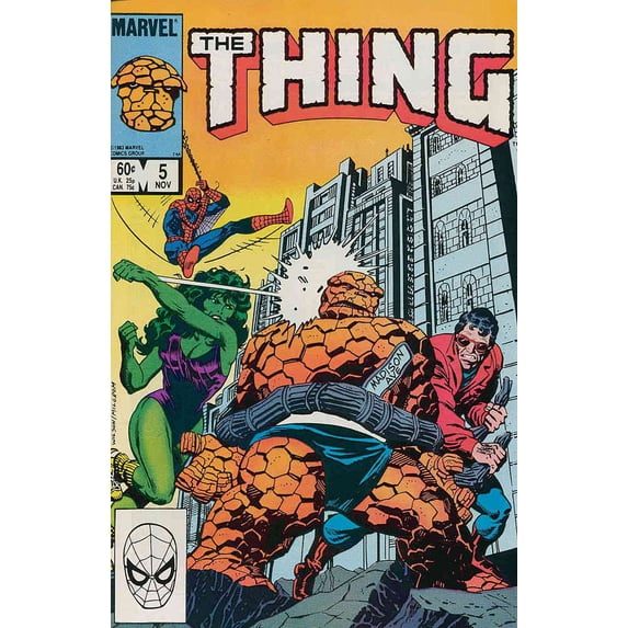 Thing, The #5 VF ; Marvel Comic Book