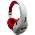 thumbnail image 1 of Things Audio Portable Personal FM Radio Headphones Pull-Out Antenna for Great Reception, Walking, Jogging, Relaxing, School, Talk Radio - Powered by 2AA Batteries (Not Included) - White & Red, 1 of 4