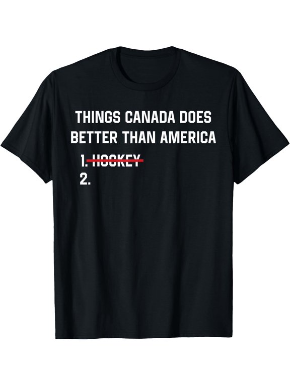 Things Canada Does Better Than America Hockey Rivalry T-Shirt