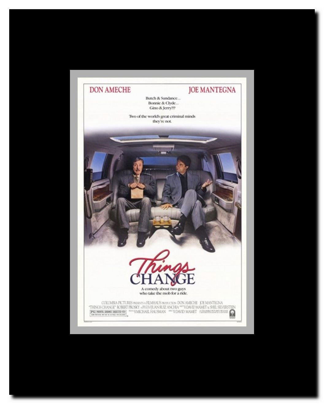 Things Change Framed Movie Poster