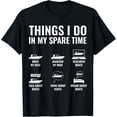 thumbnail image 1 of Things I Do In My Spare Time Boating Captain Boat Enthusiast T-Shirt, 1 of 4