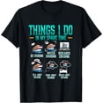 thumbnail image 1 of Things I Do In My Spare Time Cruising Cruise T-ShirtMen and women, Black T-shirt, size: Extra large, 1 of 4