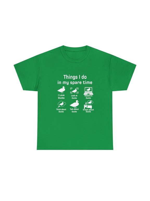 Things I Do In My Spare Time Ducks Love Cute Duck Mom Dad Tshirt