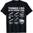 thumbnail image 1 of Things I Do In My Spare Time Fountain Pen Lover Writer T-Shirt Size S-5XL, 1 of 5