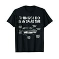thumbnail image 1 of Things I Do In My Spare Time Funny Car Enthusiast Car Lover T-Shirt, 1 of 5