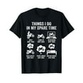 thumbnail image 1 of Things I Do In My Spare Time Funny Dirt Bike Motocross Biker T-Shirt, 1 of 5