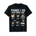 thumbnail image 1 of Things I Do In My Spare Time Funny Farmar Farm Chicken Lover T-Shirt, 1 of 5