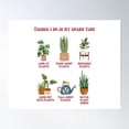 thumbnail image 1 of Things I Do In My Spare Time Gardener Plant Mom Gift Poster Wall Art, Modern Wall Decor For Living Room Bedroom, 24x36 UNFRAMED, 1 of 3