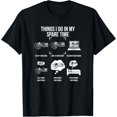 thumbnail image 1 of Things I Do In My Spare Time, Ham Radio Operator T-ShirtMen and women, Black T-shirt, size: Extra large, 1 of 4