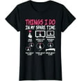 thumbnail image 1 of Things I Do In My Spare Time Kpop Music Anime Lover K-Pop T-Shirt, 1 of 3