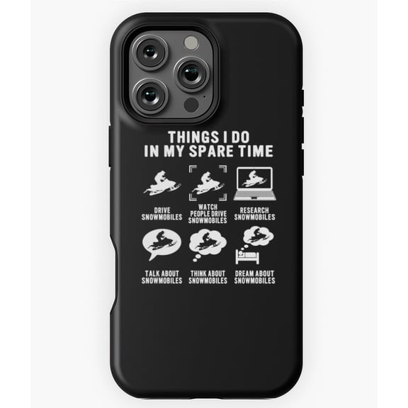 Things I Do In My Spare Time M0661 Phone Case for iPhone 17 16 15 14 13 12 11 Pro Max
