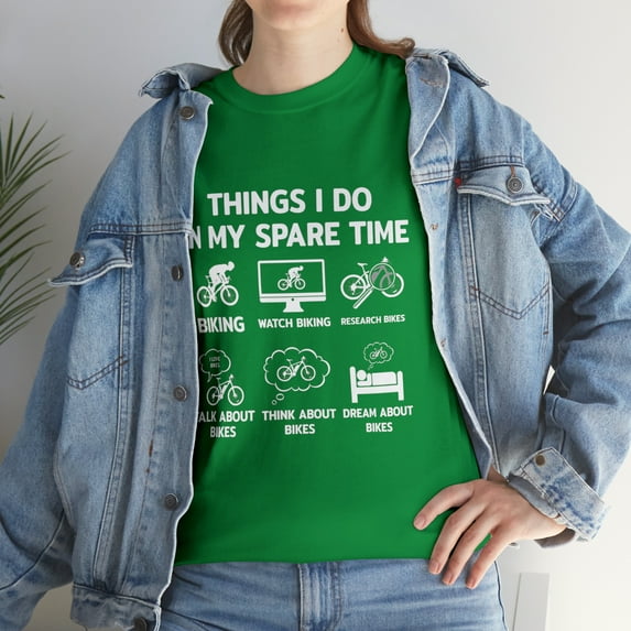 Things I Do In My Spare Time Mountain Bike Biking Funny T-shirt