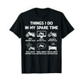 thumbnail image 1 of Things I Do In My Spare Time Ride Motorcycle Funny Gift T-Shirt, 1 of 5