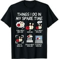thumbnail image 1 of Things I Do Spare Time Bowling Funny Bowler Men Women Kids T-Shirt, 1 of 3