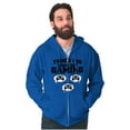 thumbnail image 1 of Things I Do When Not Gaming Zip Up Hoodie Men's Women's Brisco Brands M, 1 of 6