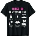 thumbnail image 1 of Things I Don in my Spare Time Kpop Merch K-pop Merchandise T-Shirt, 1 of 3
