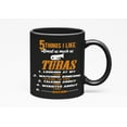 thumbnail image 1 of Things I Like As Tubas Instrument, Black 11oz Ceramic Mug, 1 of 5