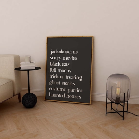 Things Poster Cute Minimal Wall Decor Trendy Art Poster, Unframed Size 8x12