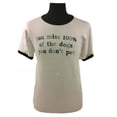 thumbnail image 1 of Things She Loves Miss Dogs Short Sleeve Ringer T-shirt-White-XXL, 1 of 3