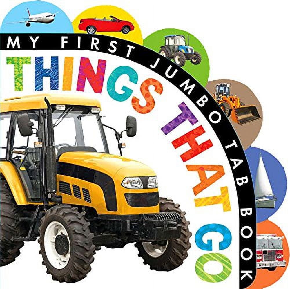 PreOwned Things That Go My First Jumbo Tab Book Board Tiger Tales