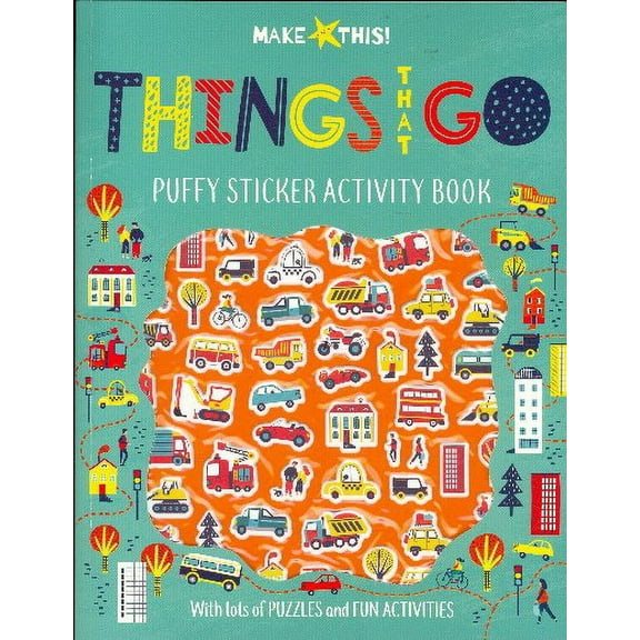 Things That Go Puffy Sticker Activity Book