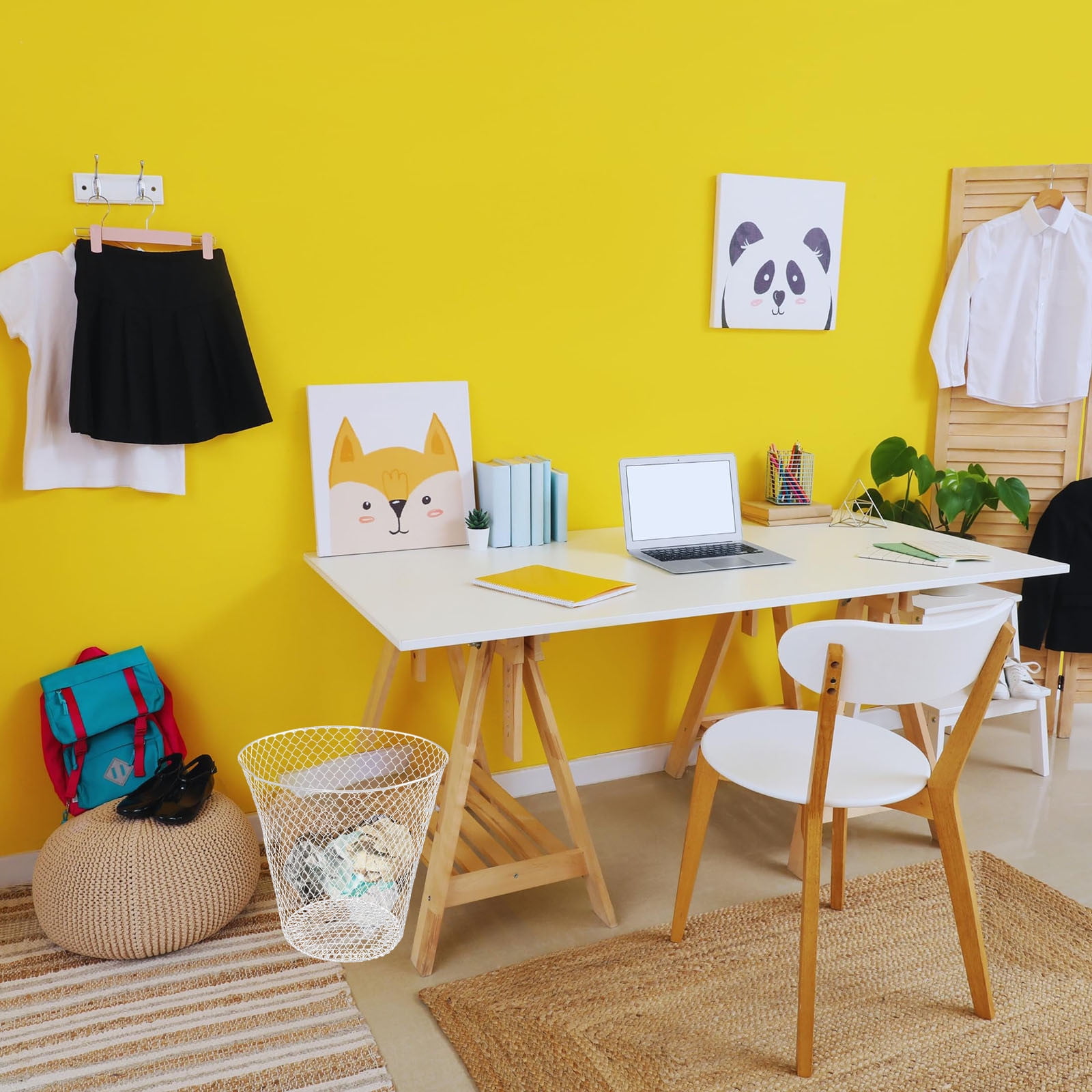 Things That Smell Good Wire Mesh Round Waste Lightweight Can Open Top