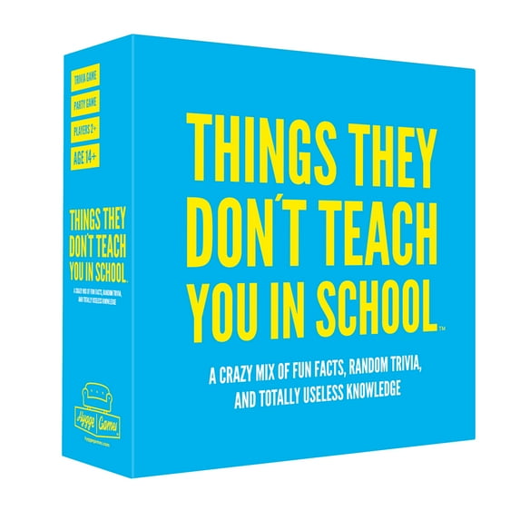 Things They Don't Teach You in School A Party Trivia Game by Hygge Games