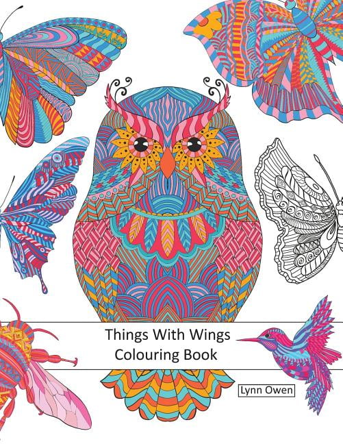 Things With Wings Colouring Book, (Paperback)