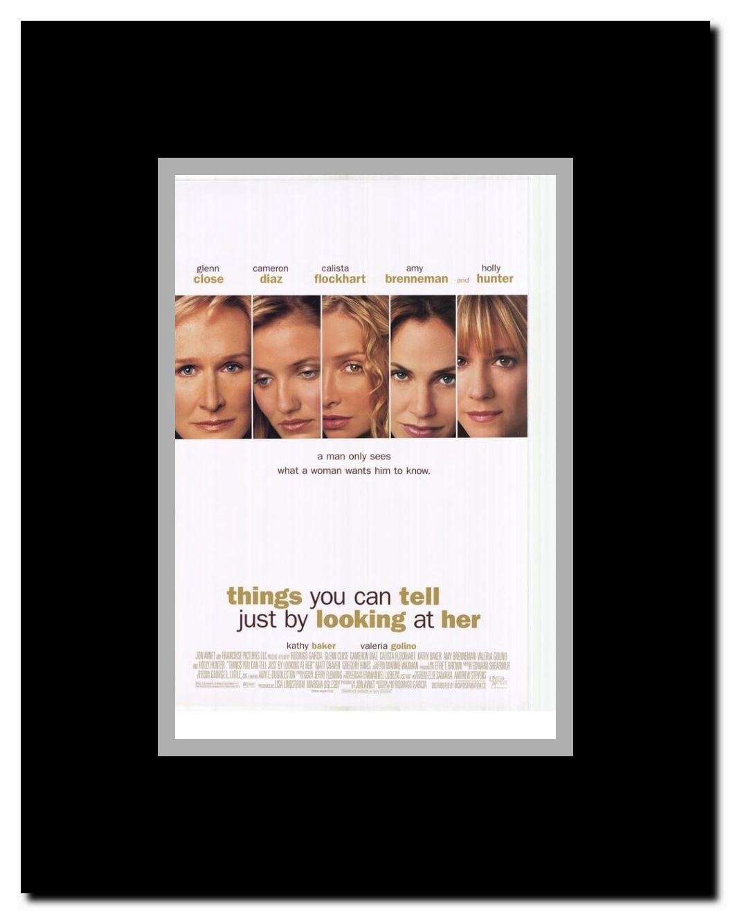 Things You Can Tell Just by Looking at Her Framed Movie Poster