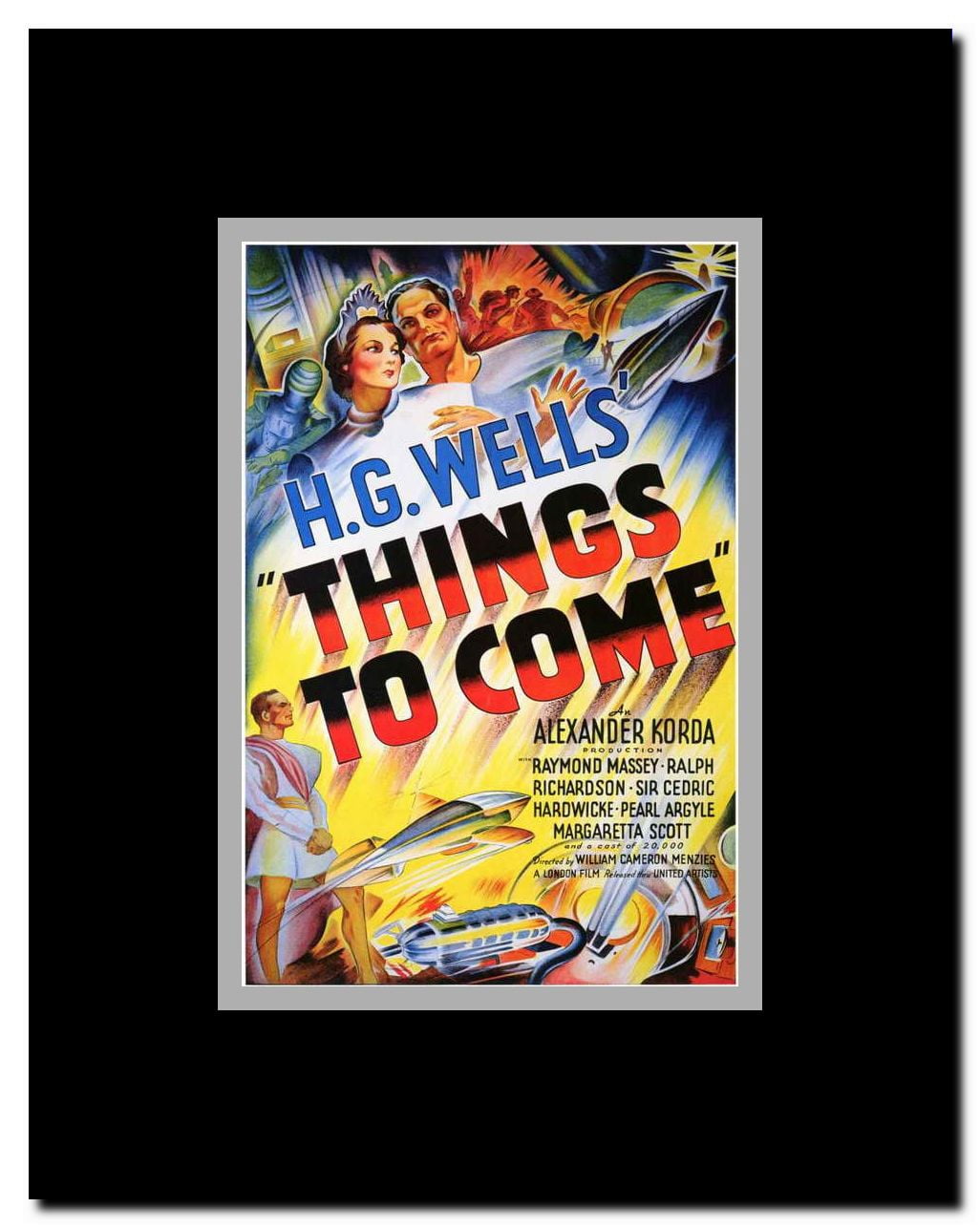 Things to Come Framed Movie Poster