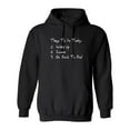 thumbnail image 1 of Things to Do Today Sarcastic Novelty Gift Idea Adult Humor Funny Men's Hoodies, 1 of 2