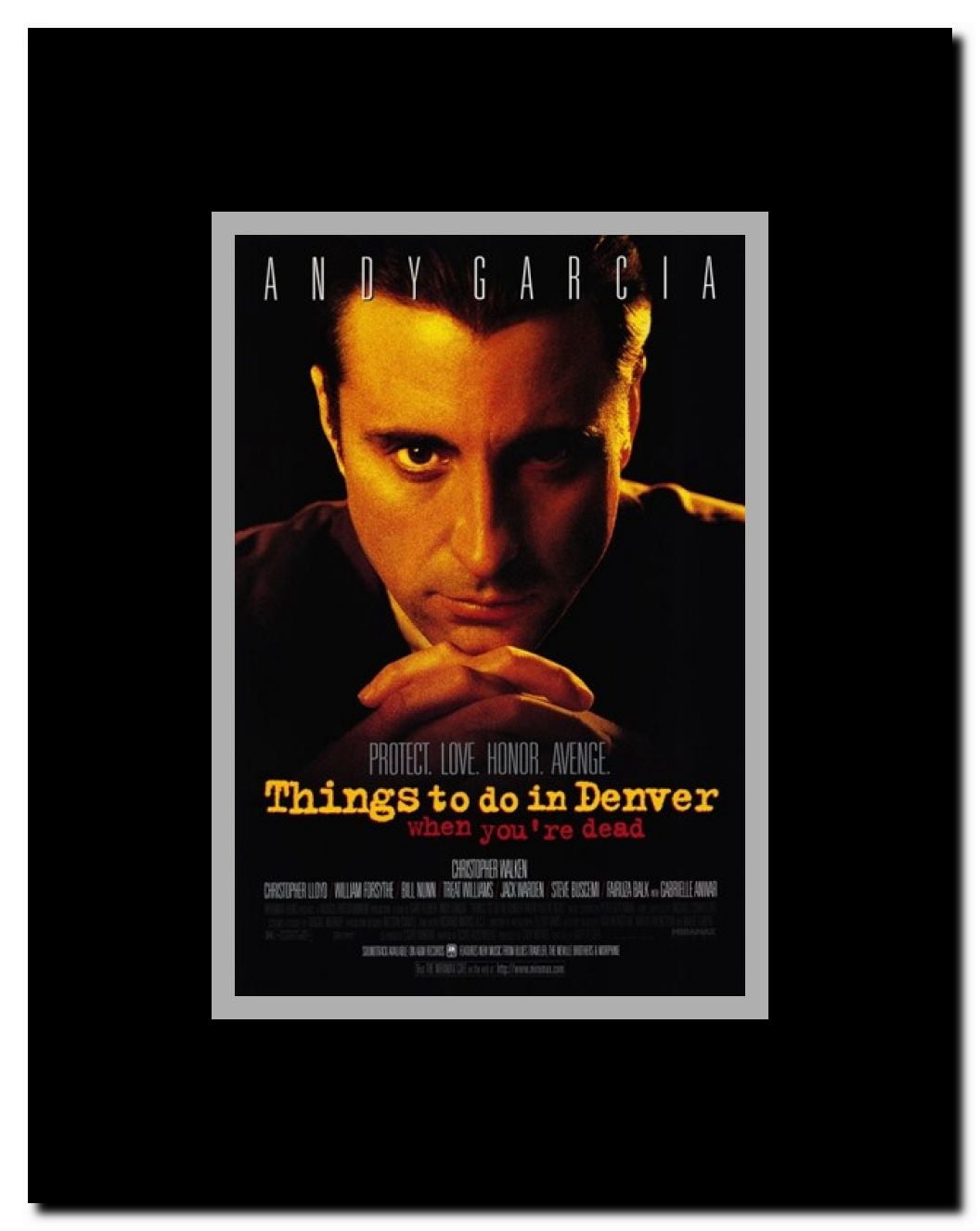Things to Do in Denver When You're Dead Framed Movie Poster