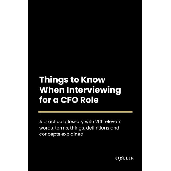 Things to Know When Interviewing for a CFO Role