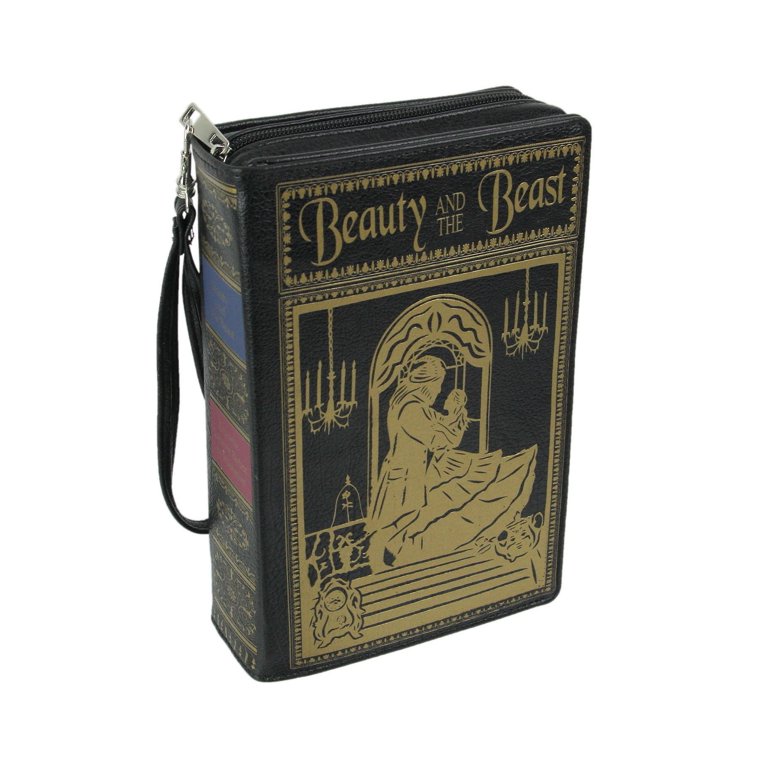 Things2Die4 Black Vinyl Beauty and the Beast Book Handbag Novelty