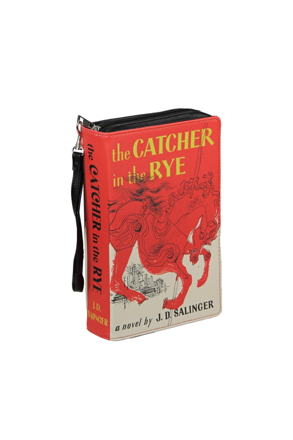 The Catcher in the Rye Red Book Bag - Literary Crossbody or Wrist Strap