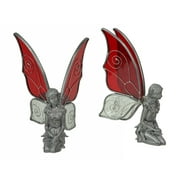 Things2Die4 Kneeling Fairies Pewter Figurines Decor Sculptures (Set of 2)