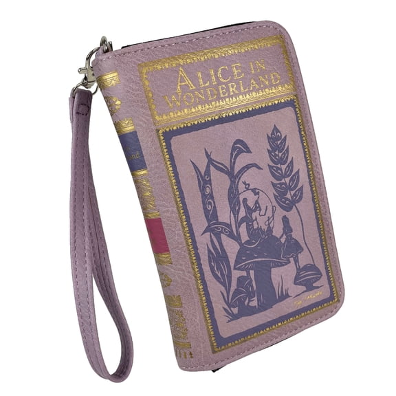 Things2Die4 Lavender & Purple Alice ID Wallet - Snap Close Fashion Wristlet