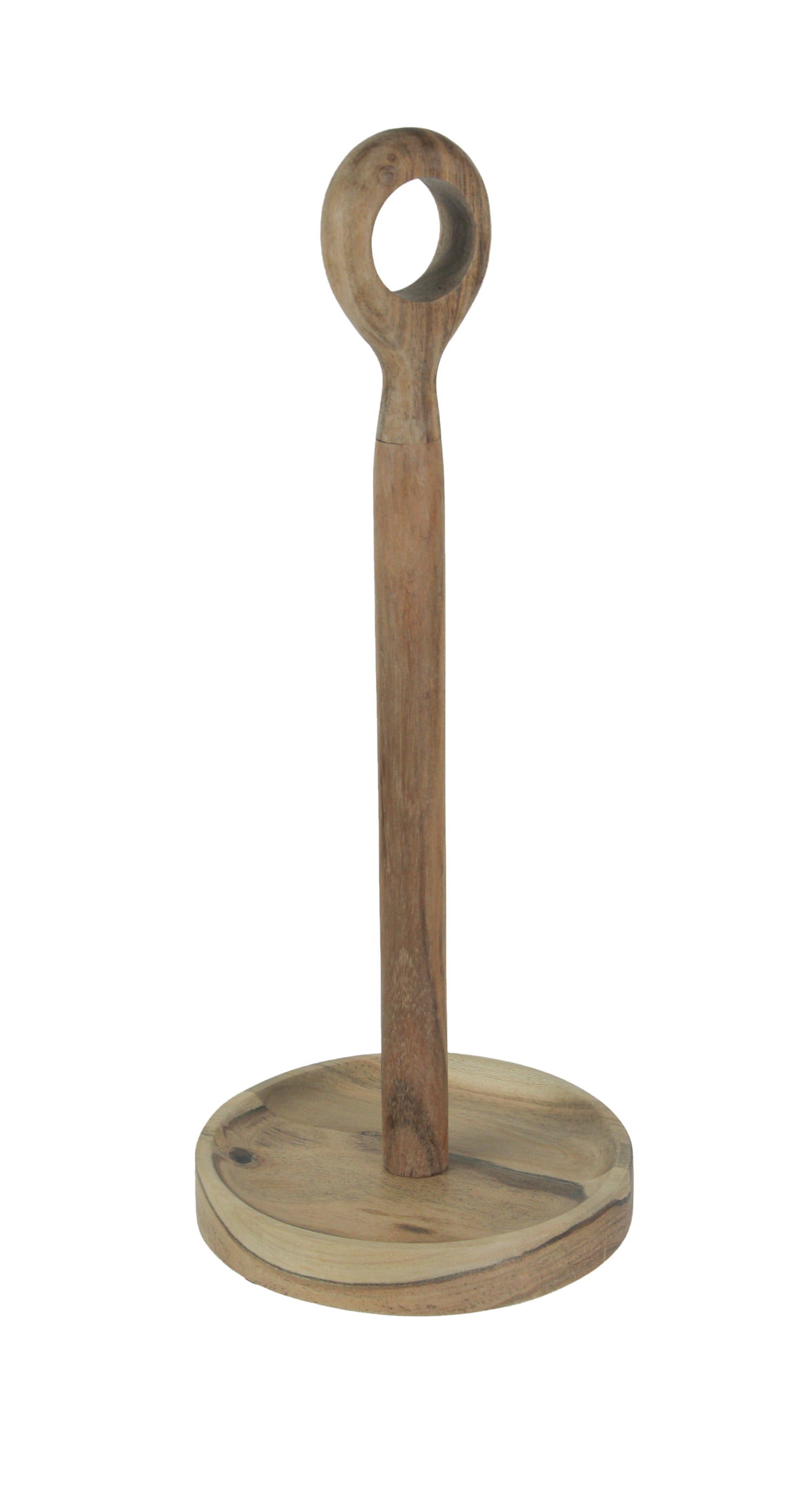 Natural wood paper towel holder sale
