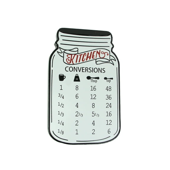 Things2Die4 Rustic Look Measurement Conversion Chart Metal Wall Hanging 16 inch