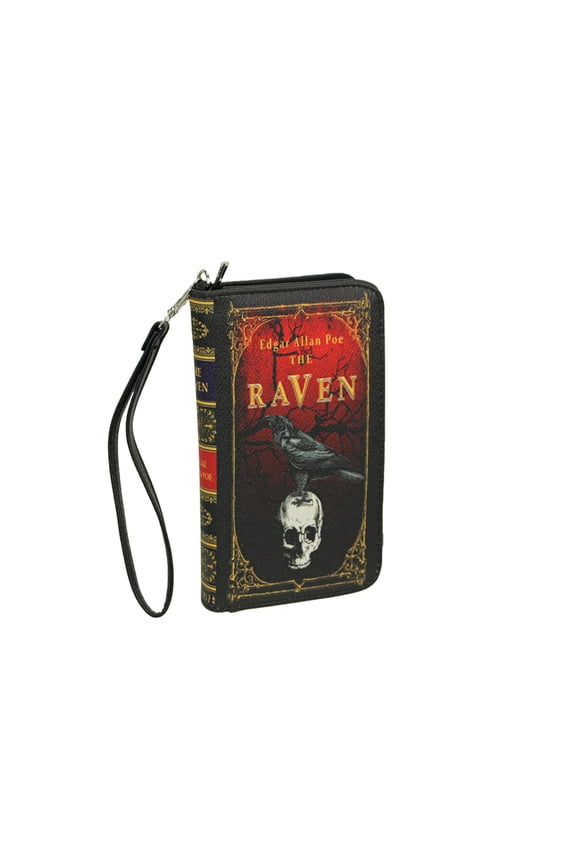 The Raven Book-Style Wallet with ID Holder - Snap Closure